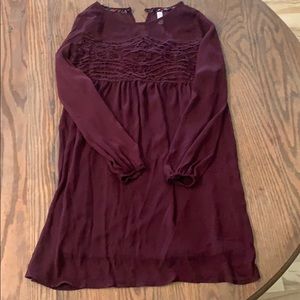 Long sleeve, lightweight dress